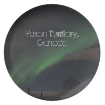 Waves of Green Light; Yukon Territory Souvenir Plates