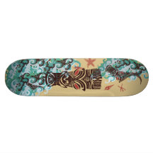 Waves of Tiki Skateboard