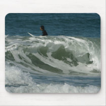 Waves Off Ocean Beach In San Diego Mouse Pads