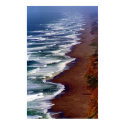 Waves on beach posters by dma847 Waves on beach posters