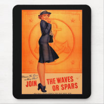 Waves or Spars Mouse Pad