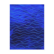 "Waves" Postcard