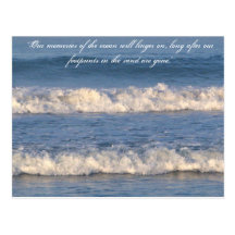 Waves Quotes Postcard