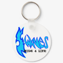 waves, RIDE 4 LIFE! keychains