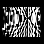 Wavey Stripey Abstract posters