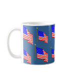 Waving American Flag Mug