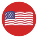 Waving American Flag