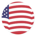 Waving American Flag