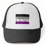 Waving asexual pride flag hats