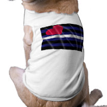 Waving bdsm pride flag doggie tee