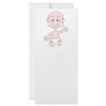 Waving Cute Baby. Customized Rack Card