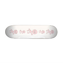 Waving Cute Baby. Skate Decks
