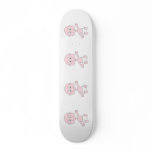 Waving Cute Baby. Skateboard