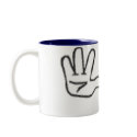 Waving Face mugs