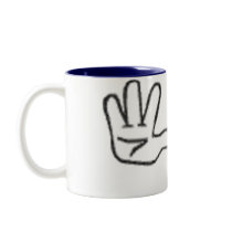 Waving Face mugs
