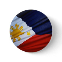 Waving Filipino Flag Button