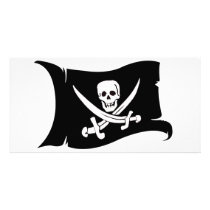 Waving Flag #10 Jack Rackham Photo Greeting Card