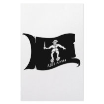 Waving Flag #14 Bart Roberts 1 stationery by epicpirates Waving Flag #14 Bart Roberts 1 stationery