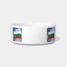 Waving flag of Bulgaria Cat Bowl