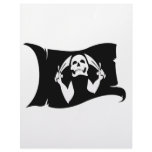 Waving Flag-Pirate Icon #11 Letterhead Design