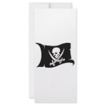 Waving Flag-Pirate Icon #7 Full Color Rack Card