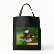 Waving Grosbeak Grocery Tote Bag