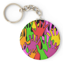 Waving Hands Keychain