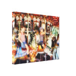 Waving Hi From the Merry-Go-Round Canvas Print