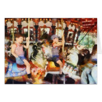 Waving Hi From the Merry-Go-Round cards