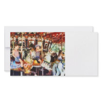Waving Hi From the Merry-Go-Round photo cards