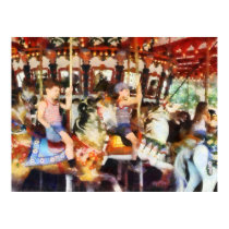 Waving Hi From the Merry-Go-Round posters
