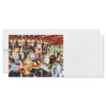 Waving Hi From the Merry-Go-Round Full Color Rack Card