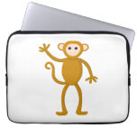 Waving Monkey. Computer Sleeve