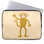 Waving Monkey. Computer Sleeves