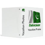 Waving Pakistan Flag with name in Russian binders