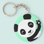 Waving Panda keychains