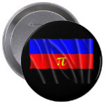 Waving polyamory flag pins