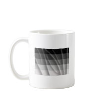 Waving straight pride flag mugs