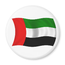 Waving UAE Flag Fridge Magnets