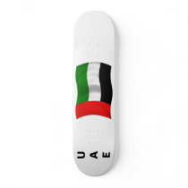 Waving UAE Flag Skate Boards
