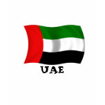 Waving UAE Flag t-shirts