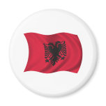 Wavy Albania Flag Magnets
