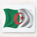 Wavy Algeria Flag mousepads