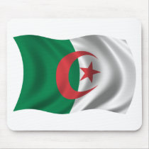 Wavy Algeria Flag mousepads