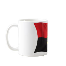 Wavy Angola Flag Coffee Mug