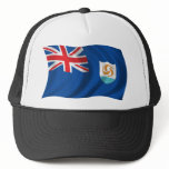 Wavy Anguilla Flag Mesh Hats