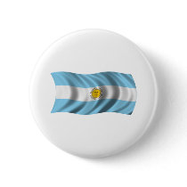 Wavy Argentina Flag Button