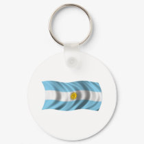 Wavy Argentina Flag keychains by teyes143 Wavy Argentina Flag keychains