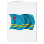 Wavy Aruba Flag Cards