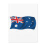 Wavy Australia Flag Post Cards